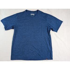 Patagonia Capilene Short Sleeve Crew Everyday Shirt - Blue - Men's Medium
